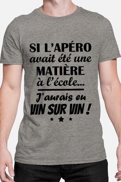 Passion Apéro - Tshirt Homme-GRIS