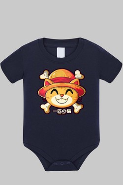 One Lucky Cat - Body bébé-BLANC