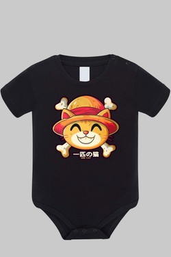 One Lucky Cat - Body bébé-BLANC