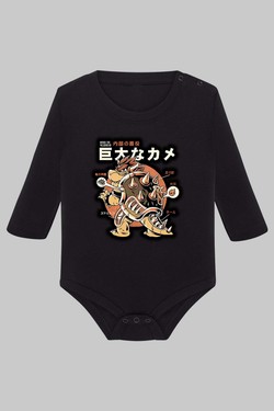 BROWSER Legendary Kaiju - Body Manche longue bébé-BLANC