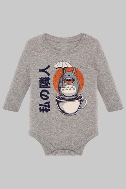 Esprit du Café - Body Manche longue bébé-NOIR