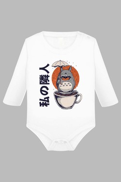 Esprit du Café - Body Manche longue bébé-NOIR