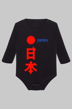 japon JP - Body Manche longue bébé-GRIS