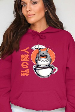 Esprit du Café - Sweat Capuche Femme-NOIR