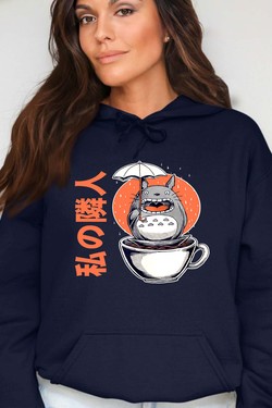 Esprit du Café - Sweat Capuche Femme-NOIR