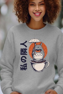 Esprit du Café - Sweat Col Rond Femme-BORDEAUX