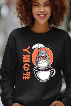 Esprit du Café - Sweat Col Rond Femme-BORDEAUX