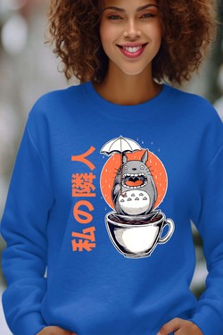 Esprit du Café - Sweat Col Rond Femme-BORDEAUX