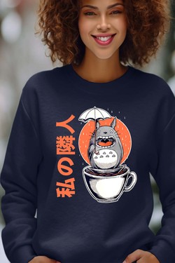 Esprit du Café - Sweat Col Rond Femme-BORDEAUX