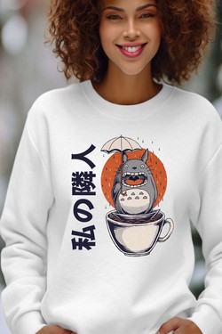 Esprit du Café - Sweat Col Rond Femme-BORDEAUX