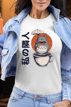Esprit du Café - Tshirt Femme-BLEU ROI