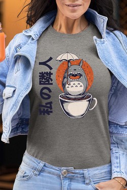 Esprit du Café - Tshirt Femme-BLEU ROI