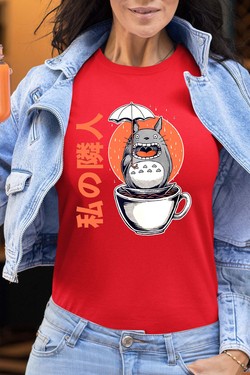 Esprit du Café - Tshirt Femme-BLEU ROI