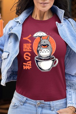 Esprit du Café - Tshirt Femme-BLEU ROI