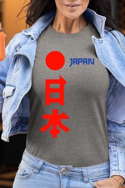 japon JP - Tshirt Femme-ROSE