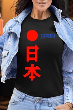japon JP - Tshirt Femme-ROSE