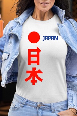 japon JP - Tshirt Femme-ROSE