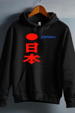 japon JP - Sweat capuche Homme-BLANC