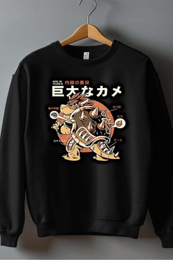 BROWSER Legendary Kaiju - Sweat Col Rond Homme-ROUGE