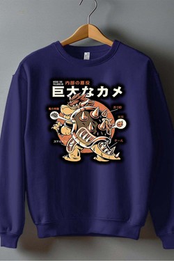 BROWSER Legendary Kaiju - Sweat Col Rond Homme-ROUGE