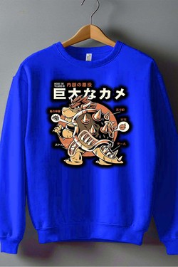 BROWSER Legendary Kaiju - Sweat Col Rond Homme-ROUGE