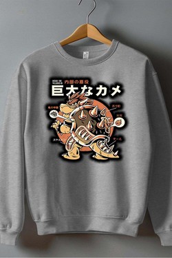 BROWSER Legendary Kaiju - Sweat Col Rond Homme-ROUGE