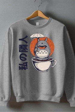 Esprit du Café - Sweat Col Rond Homme-GRIS