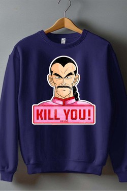 M Tao - Sweat Col Rond Homme-BLEU ROI