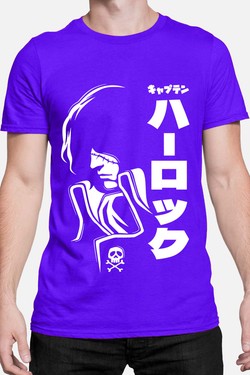 ALBATOR harlock - Tshirt Homme-MARINE