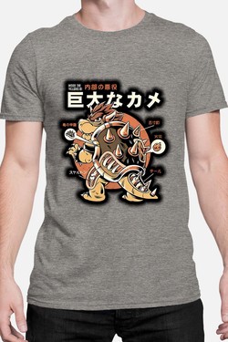 BROWSER Legendary Kaiju - Tshirt Homme-GRIS