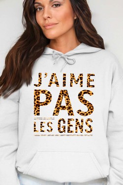 Social Nope - Sweat Capuche Femme-ROSE
