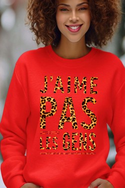 Social Nope - Sweat Col Rond Femme-BORDEAUX