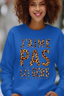 Social Nope - Sweat Col Rond Femme-BORDEAUX