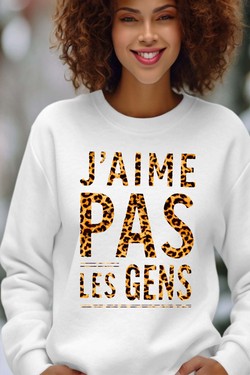 Social Nope - Sweat Col Rond Femme-BORDEAUX