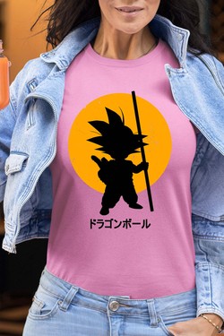 DBZ petit goku - Tshirt Femme-ROSE