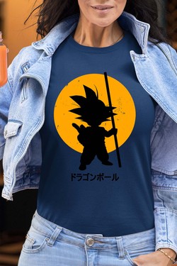 DBZ petit goku - Tshirt Femme-ROSE
