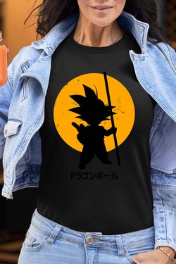 DBZ petit goku - Tshirt Femme-ROSE