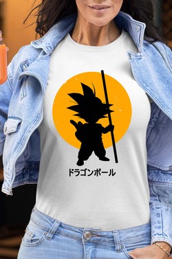 DBZ petit goku - Tshirt Femme-ROSE