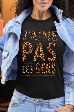 Social Nope - Tshirt Femme-ROSE