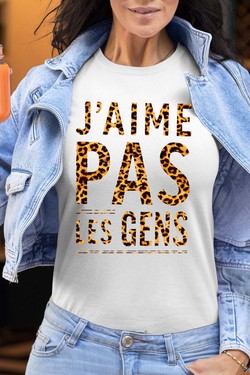 Social Nope - Tshirt Femme-ROSE