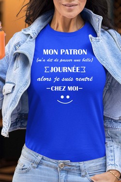 Work Escape - Tshirt Femme-BORDEAUX