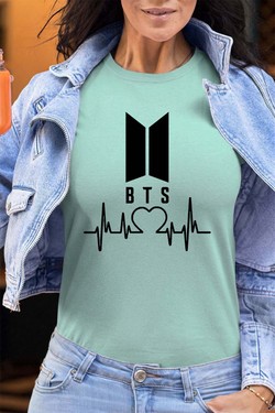 BTS Pulse - Tshirt Femme - FC-VERT CLAIR