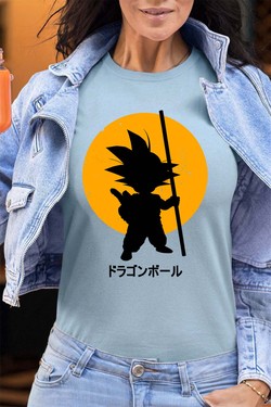 DBZ petit goku - Tshirt Femme - FC-VERT CLAIR