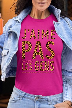 Social Nope - Tshirt Femme - FC-JAUNE