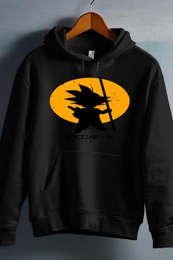 DBZ petit goku - Sweat capuche Homme-ROUGE
