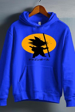DBZ petit goku - Sweat capuche Homme-ROUGE