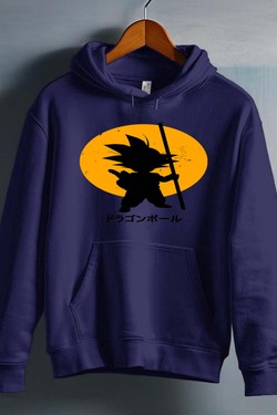DBZ petit goku - Sweat capuche Homme-ROUGE