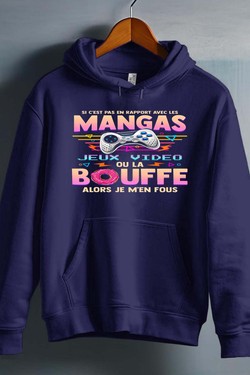Otaku Gamer - Sweat capuche Homme-MARINE