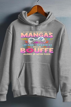 Otaku Gamer - Sweat capuche Homme-MARINE