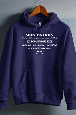 Work Escape - Sweat capuche Homme-ROUGE